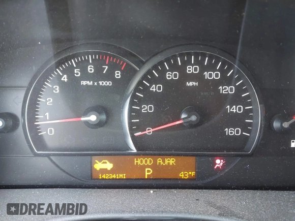 2005 Cadillac STS with VIN 1G6DW677950236453, listed as a IAAI auction lot 41695548 with 142,341 mi miles. Bid and sale history available at carsss.com. Image 7.
