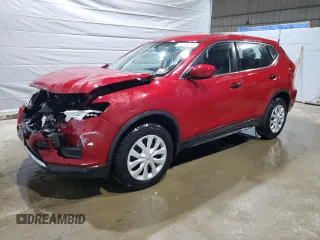 2017 Nissan Rogue S with VIN JN8AT2MV5HW257634, listed as a Copart auction lot 55522815 with 34,079 mi miles and Salvage title. Bid and sale history available at DreamBid. Image 1.