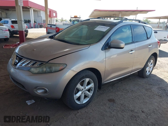 2009 Nissan Murano S z VIN JN8AZ18W19W145720, wystawiony jako IAAI lot #42345965 z przebiegiem 158 243 mil mil oraz . Historia ofert i sprzedaży dostępna na DreamBid. Obrazek 2.