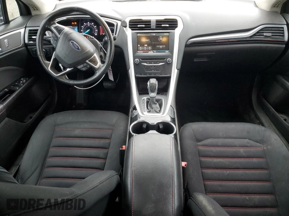 2015 Ford Fusion SE with VIN 1FA6P0HD1F5105404, listed as a Copart auction lot 83028484 with 92,525 mi miles and Salvage Title. Bid and sale history available at DreamBid. Image 8.
