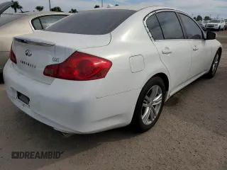 2012 Infiniti G25 Journey with VIN JN1DV6AP8CM701189, listed as a Copart auction lot 76239654 with 133,063 mi miles and Salvage Title. Bid and sale history available at carsss.com. Image 3.