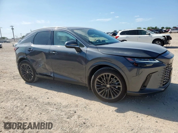 2024 Lexus RX 350 with VIN 2T2BAMBA9RC045973, listed as a Copart auction lot 59936185 with 9,352 mi miles and Salvage title. Bid and sale history available at DreamBid. Image 4.