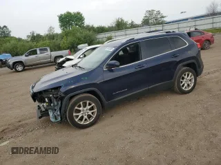 2016 Jeep Cherokee Latitude z VIN 1C4PJLCB9GW303148, wystawiony jako Copart lot #59392805 z przebiegiem 123 015 mil mil oraz Szkoda całkowita • Salvage title. Historia ofert i sprzedaży dostępna na DreamBid. Obrazek 1.