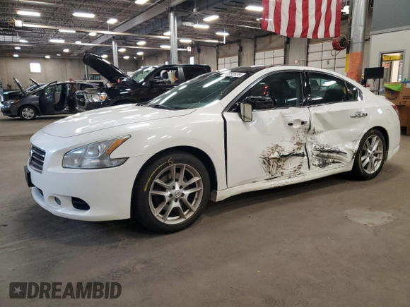2011 Nissan Maxima SV with VIN 1N4AA5AP6BC847364, listed as a Copart auction lot 57352625 with 187,246 mi miles and Salvage title. Bid and sale history available at DreamBid. Image 1.