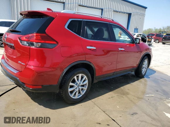 2017 Nissan Rogue S with VIN JN8AT2MV0HW258108, listed as a Copart auction lot 52141815 with 128,306 mi miles and Salvage Title. Bid and sale history available at carsss.com. Image 3.