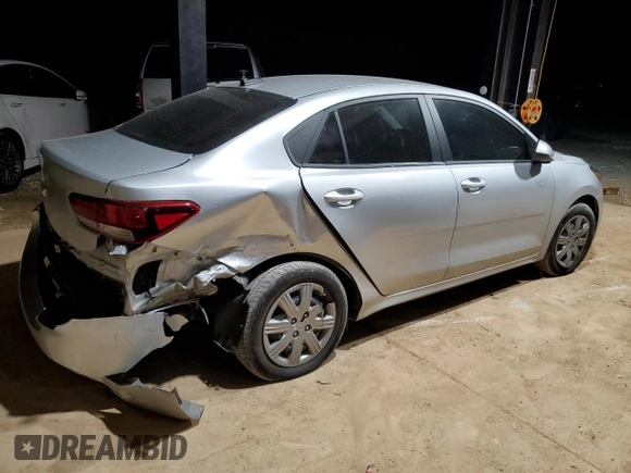 2023 Kia Rio S with VIN 3KPA24AD0PE603054, listed as a Copart auction lot 42997495 with 26,573 mi miles and Salvage Title. Bid and sale history available at carsss.com. Image 3.