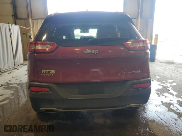 2016 Jeep Cherokee Limited with VIN 1C4PJMDS8GW310306, listed as a Copart auction lot 60464415 with 152,826 mi miles and Salvage title. Bid and sale history available at DreamBid. Image 6.