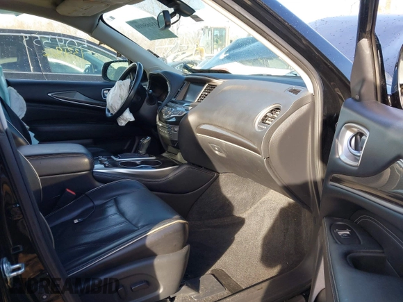 2018 Infiniti QX60 with VIN 5N1DL0MM8JC504555, listed as a IAAI auction lot 41465010 with 133,182 mi miles. Bid and sale history available at carsss.com. Image 5.