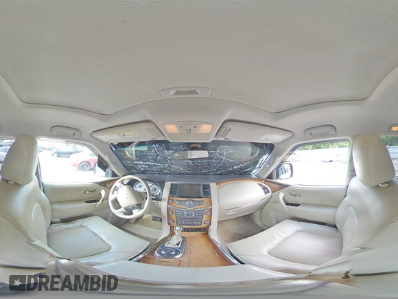 2011 Infiniti QX56 7-passenger with VIN JN8AZ2NE6B9004261, listed as a Copart auction lot 66890954 with 245,018 mi miles and Clean Title. Bid and sale history available at carsss.com. Image 14.