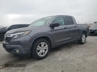 2017 Honda Ridgeline RT with VIN 5FPYK2F25HB007449, listed as a Copart auction lot 55550624 with 101,903 mi miles and Salvage title. Bid and sale history available at DreamBid. Image 1.