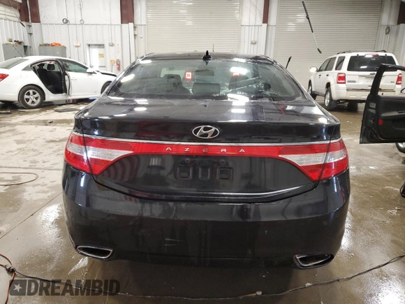 2012 Hyundai Azera with VIN KMHFG4JG2CA126668, listed as a Copart auction lot 55026135 with 135,794 mi miles and Clean Title. Bid and sale history available at carsss.com. Image 6.