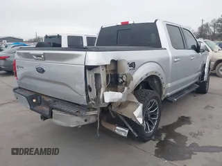 2017 Ford F-150 XL with VIN 1FTEW1EP8HFB61673, listed as a IAAI auction lot 41226988 with 123,969 mi miles and . Bid and sale history available at DreamBid. Image 4.