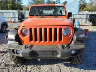 2023 Jeep Wrangler Sport z VIN 1C4HJXAG0PW668425, wystawiony jako Copart lot #74617754 z przebiegiem 21 796 mil mil oraz Szkoda całkowita • Salvage title. Historia ofert i sprzedaży dostępna na DreamBid. Obrazek 5.