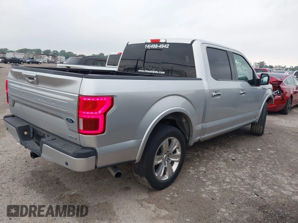 2019 Ford F-150 XL z VIN 1FTEW1C48KFA96615, wystawiony jako IAAI lot #42296907 z przebiegiem 96 074 mil mil oraz . Historia ofert i sprzedaży dostępna na DreamBid. Obrazek 4.