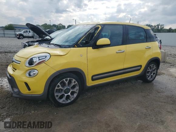 2014 FIAT 500L Trekking with VIN ZFBCFADH3EZ013560, listed as a Copart auction lot 58624435 with 161,669 mi miles and Non repairable. Bid and sale history available at DreamBid. Image 1.