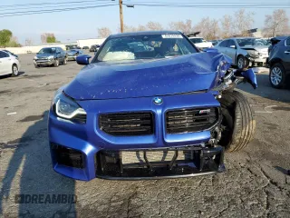 2025 BMW M2 with VIN 3MF23DM03S8E95026, listed as a Copart auction lot 42879435 with 6,399 mi miles and Salvage Title. Bid and sale history available at carsss.com. Image 5.