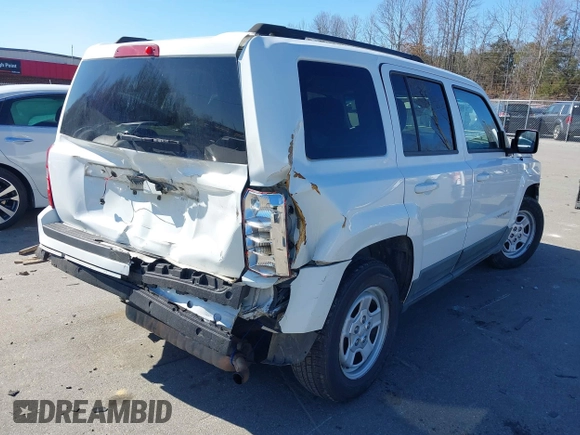2011 Jeep Patriot Sport with VIN 1J4NT1GA4BD271442, listed as a IAAI auction lot 41639789 with 217,236 mi miles and . Bid and sale history available at carsss.com. Image 4.