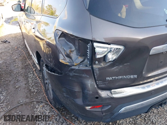 2015 Nissan Pathfinder SV z VIN 5N1AR2MN2FC720690, wystawiony jako IAAI lot #41529514 z przebiegiem 114 143 mil mil oraz . Historia ofert i sprzedaży dostępna na DreamBid. Obrazek 6.