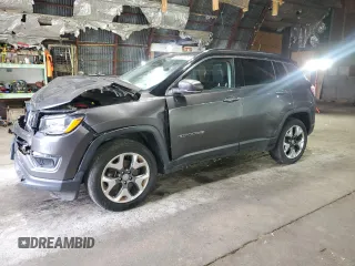 2019 Jeep Compass Limited z VIN 3C4NJDCB1KT594322, wystawiony jako Copart lot #60904585 z przebiegiem 65 432 mil mil oraz Szkoda całkowita • Salvage title. Historia ofert i sprzedaży dostępna na DreamBid. Obrazek 1.