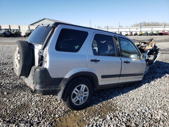 2003 Honda CR-V EX with VIN JHLRD77873C043661, listed as a Copart auction lot 46678925 with 0 mi miles and Salvage Title. Bid and sale history available at carsss.com. Image 3.