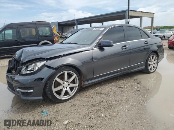 2013 Mercedes-Benz C 350 Sport with VIN WDDGF5HB4DR260778, listed as a Copart auction lot 73480564 with 113,862 mi miles and Salvage Title. Bid and sale history available at DreamBid. Image 1.