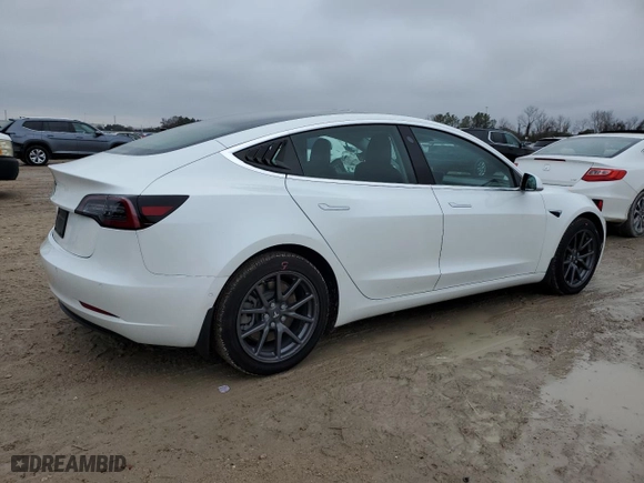 2019 Tesla Model 3 Mid Range with VIN 5YJ3E1EAXKF397050, listed as a Copart auction lot 42102515 with 59,547 mi miles and Salvage Title. Bid and sale history available at carsss.com. Image 3.