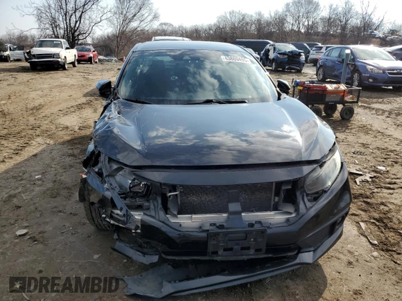 2020 Honda Civic Sedan Sport with VIN 2HGFC2F89LH532696, listed as a Copart auction lot 43869495 with 123,252 mi miles and Salvage Title. Bid and sale history available at carsss.com. Image 5.