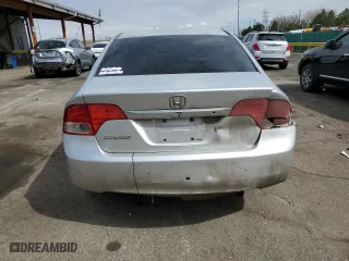2009 Honda Civic Sdn LX with VIN 2HGFA16529H303842, listed as a Copart auction lot 50711825 with 206,353 mi miles and Salvage Title. Bid and sale history available at carsss.com. Image 6.