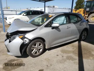 2019 Toyota Corolla Hatchback SE with VIN JTNK4RBE4K3054151, listed as a Copart auction lot 48751845 with 86,293 mi miles and Salvage Title. Bid and sale history available at carsss.com. Image 1.