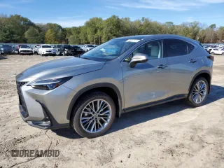 2025 Lexus NX with VIN JTJHGCEZ4S5010282, listed as a Copart auction lot 79807514 with 435 mi miles and Salvage Title. Bid and sale history available at carsss.com. Image 1.
