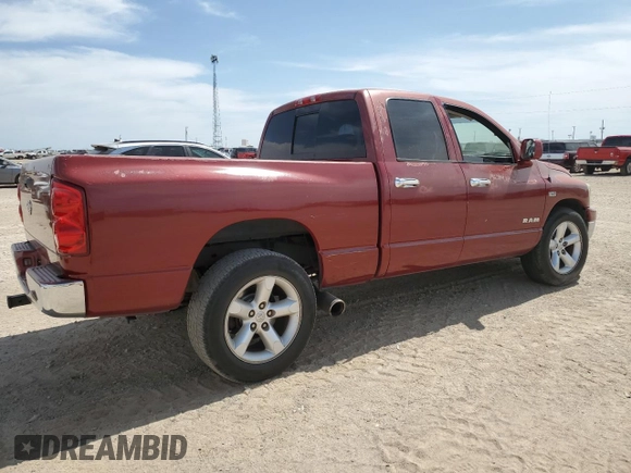 2008 Dodge 1500 SLT with VIN 1D7HA18268J171875, listed as a Copart auction lot 51164035 with 259,676 mi miles and Salvage title. Bid and sale history available at DreamBid. Image 3.