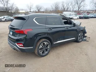2020 Hyundai Santa Fe SEL with VIN 5NMS3CAA5LH291950, listed as a IAAI auction lot 40971801 with 1 mi miles. Bid and sale history available at carsss.com. Image 4.