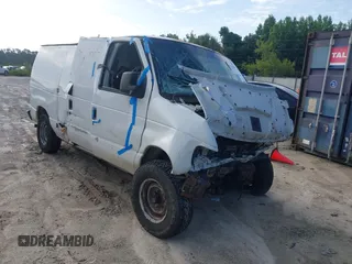 2006 Ford Econoline Cargo with VIN 1FTNE24W06DA73730, listed as a IAAI auction lot 42514522 with Not provided miles and . Bid and sale history available at DreamBid. Image 1.