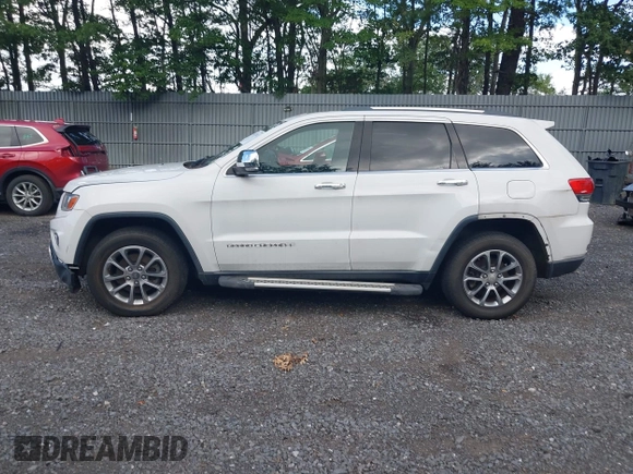 2014 Jeep Grand Cherokee Limited with VIN 1C4RJFBGXEC186833, listed as a IAAI auction lot 42677411 with 117,685 mi miles and . Bid and sale history available at DreamBid. Image 14.