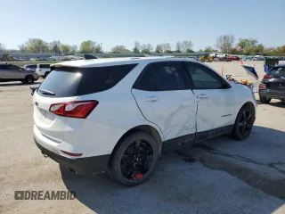 2019 Chevrolet Equinox LT with VIN 2GNAXLEX6K6171487, listed as a Copart auction lot 51326145 with 124,988 mi miles and Salvage Title. Bid and sale history available at DreamBid. Image 3.