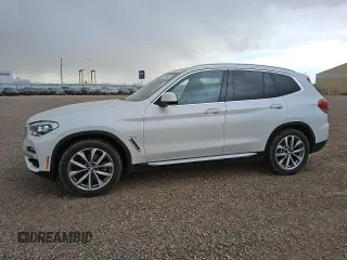 2019 BMW X3 xDrive30i with VIN 5UXTR9C56KLD95304, listed as a Copart auction lot 46689215 with 41,873 mi miles and Clean Title. Bid and sale history available at carsss.com. Image 1.