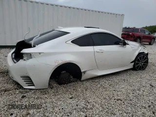 2017 Lexus RC with VIN JTHSM5BCXH5003406, listed as a Copart auction lot 62841844 with 999,999 mi miles and Salvage Title. Bid and sale history available at carsss.com. Image 3.