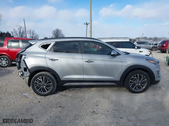 2021 Hyundai Tucson Sport with VIN KM8J3CAL1MU382233, listed as a IAAI auction lot 41378843 with 41,249 mi miles. Bid and sale history available at carsss.com. Image 14.