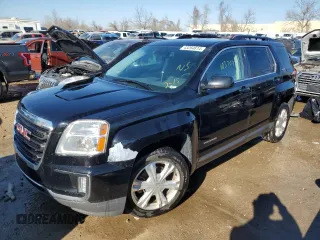 2017 GMC Terrain SLE with VIN 2GKALNEK6H6334138, listed as a Copart auction lot 43264814 with 103,509 mi miles and Salvage Title. Bid and sale history available at carsss.com. Image 1.