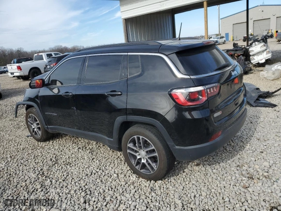 2019 Jeep Compass Latitude with VIN 3C4NJCBB7KT736765, listed as a Copart auction lot 88771625 with 91,240 mi miles and Salvage Title. Bid and sale history available at carsss.com. Image 2.