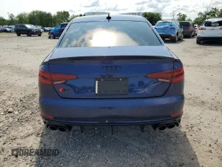 2018 Audi S4 Prestige with VIN WAUC4BF42JA018662, listed as a Copart auction lot 64103464 with 0 mi miles and Salvage Title. Bid and sale history available at carsss.com. Image 6.