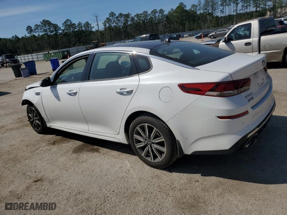 2019 Kia Optima EX with VIN 5XXGU4L17KG339919, listed as a Copart auction lot 45752545 with 73,853 mi miles and Salvage Title. Bid and sale history available at carsss.com. Image 2.