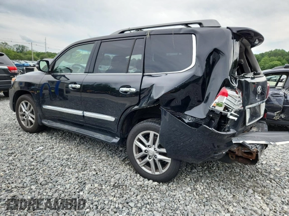 2013 Lexus LX 570 with VIN JTJHY7AX8D4086816, listed as a Copart auction lot 62361585 with Not provided miles and Clean title. Bid and sale history available at DreamBid. Image 2.