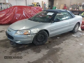 2002 Chrysler Sebring Limited with VIN 1C3EL65R82N172536, listed as a IAAI auction lot 41534399 with 152,135 mi miles and . Bid and sale history available at DreamBid. Image 2.
