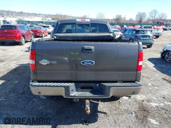 2005 Ford F-150 XLT with VIN 1FTPW14525KE37907, listed as a IAAI auction lot 41898408 with 191,167 mi miles. Bid and sale history available at carsss.com. Image 16.