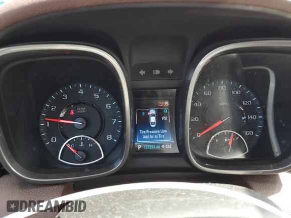 2013 Chevrolet Malibu LTZ with VIN 1G11H5SA2DU135987, listed as a Copart auction lot 50471505 with 137,231 mi miles and Non Repairable. Bid and sale history available at DreamBid. Image 9.