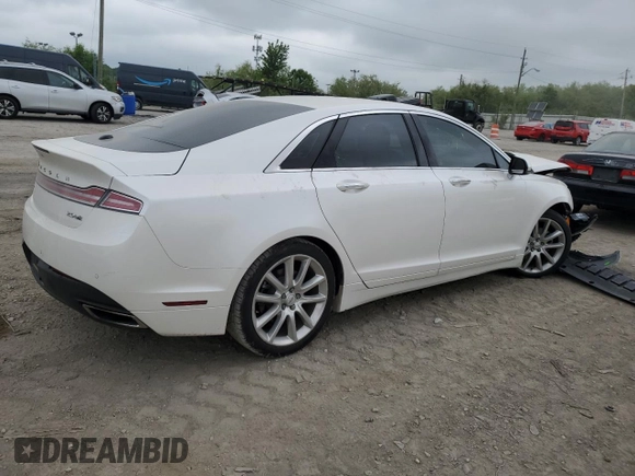 2015 Lincoln MKZ with VIN 3LN6L2J99FR602863, listed as a Copart auction lot 56679335 with 33,859 mi miles and Salvage title. Bid and sale history available at DreamBid. Image 3.