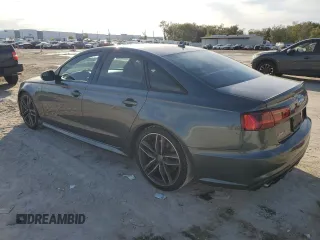2016 Audi S6 Premium Plus with VIN WAUF2AFCXGN080073, listed as a Copart auction lot 42612115 with 124,902 mi miles and Salvage Title. Bid and sale history available at carsss.com. Image 2.