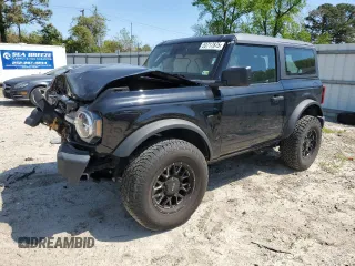 2022 Ford Bronco with VIN 1FMDE5AH6NLB45971, listed as a Copart auction lot 53717875 with 41,325 mi miles and Salvage title. Bid and sale history available at DreamBid. Image 1.