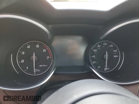 2019 Alfa Romeo Stelvio Ti with VIN ZASPAKBN8K7C45713, listed as a Copart auction lot 81956594 with Not provided miles and Salvage title. Bid and sale history available at DreamBid. Image 9.